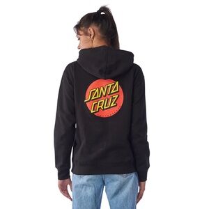 Classic Dot Womens Santa Cruz Zip Hoodie